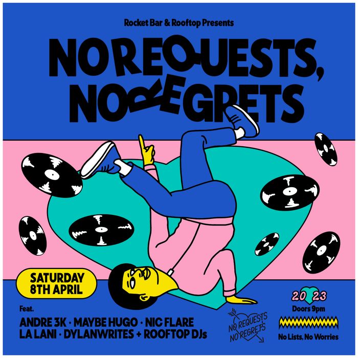 No Requests No Regrets — iteration 1 flyer 5