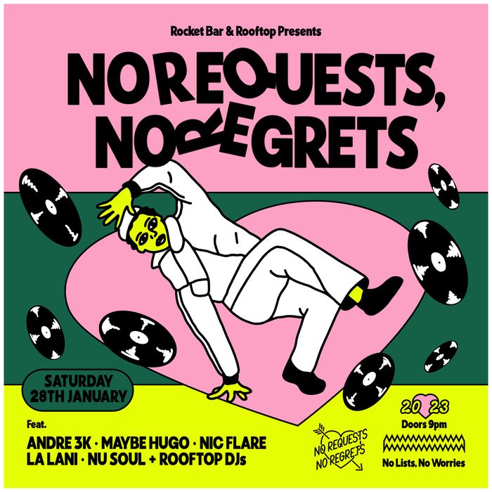 No Requests No Regrets — iteration 1 flyer 6