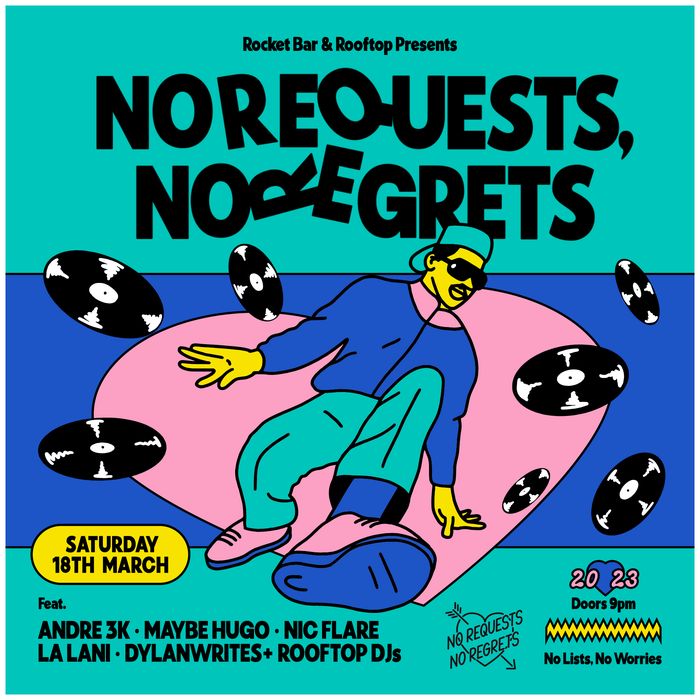 No Requests No Regrets — iteration 1 flyer 8