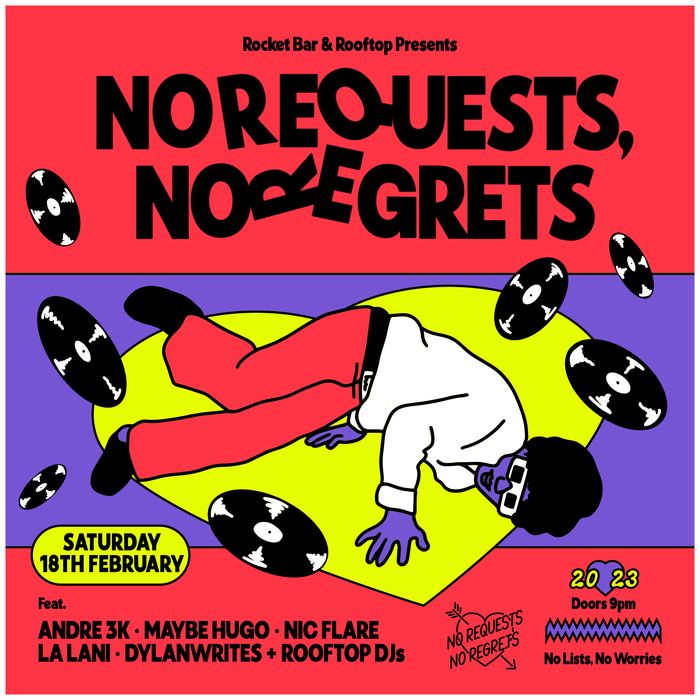 No Requests No Regrets — iteration 1 flyer 9