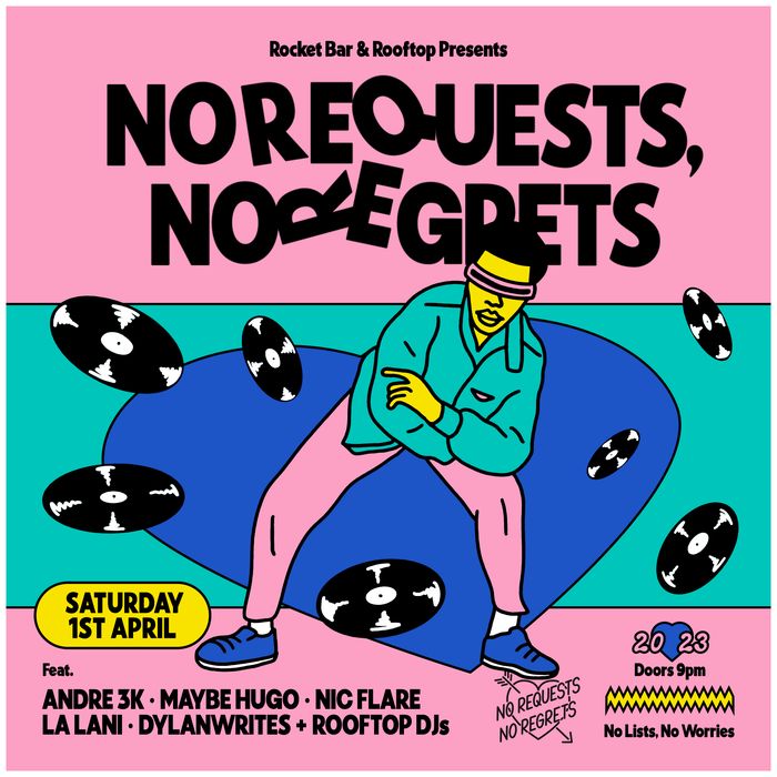 No Requests No Regrets — iteration 1 flyer 12