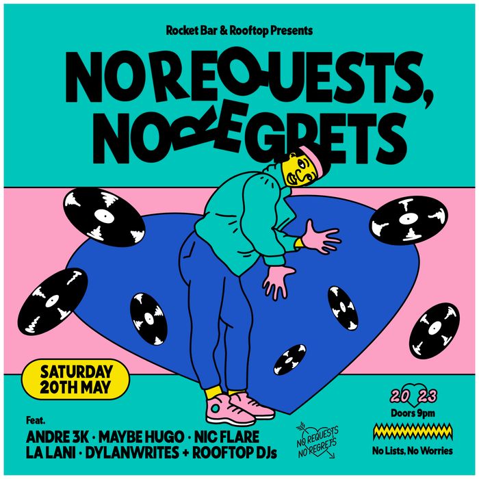 No Requests No Regrets — iteration 1 flyer 14