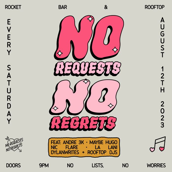 No Requests No Regrets — iteration 3 flyer 3