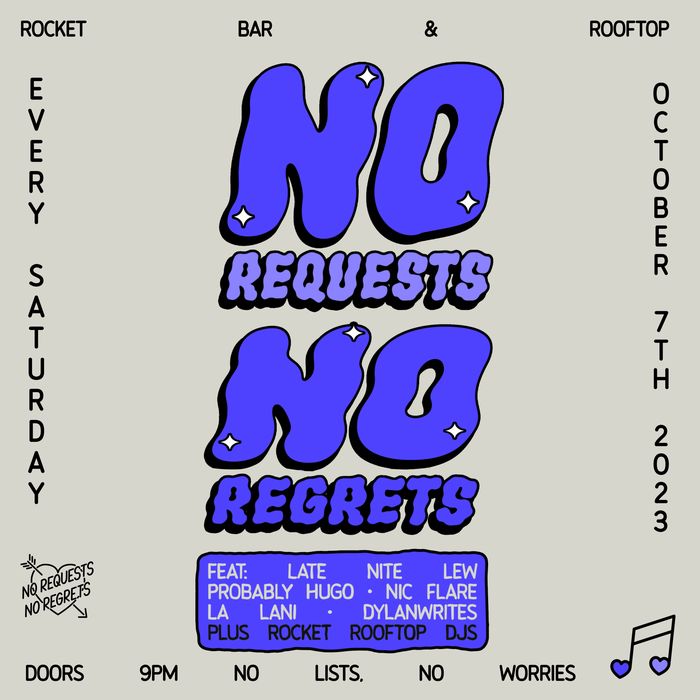 No Requests No Regrets — iteration 3 flyer 12