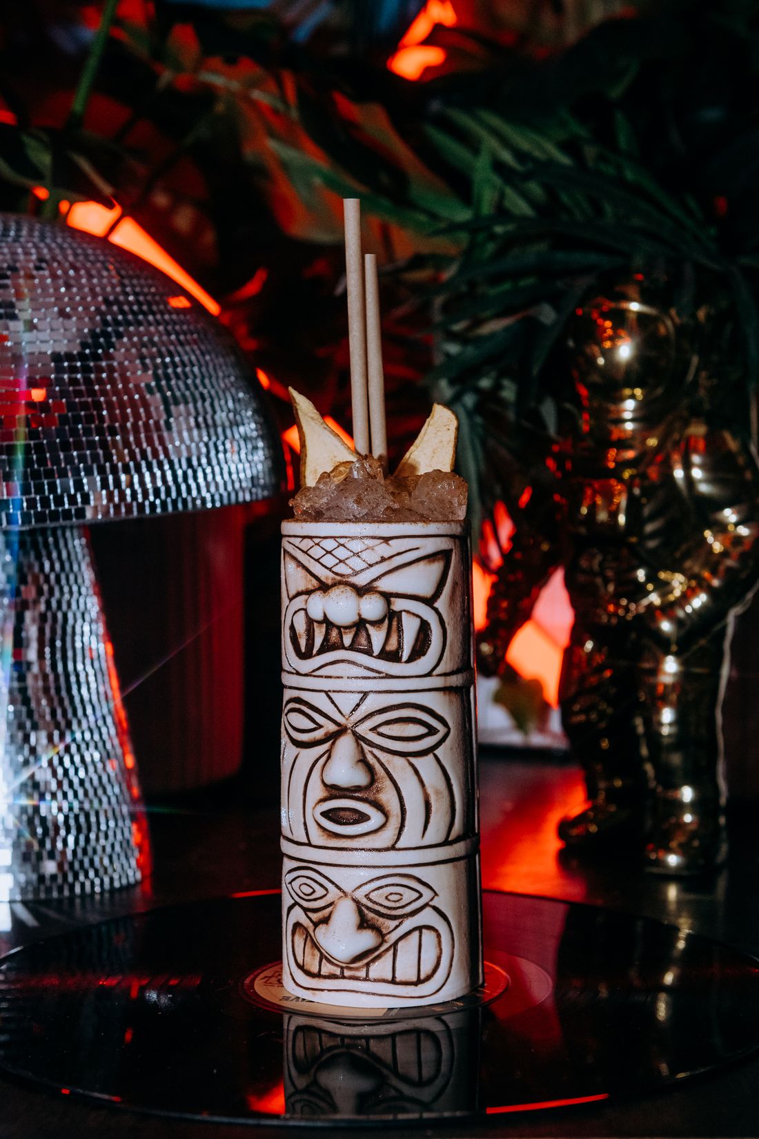 Cocktail on the Rocket rooftop