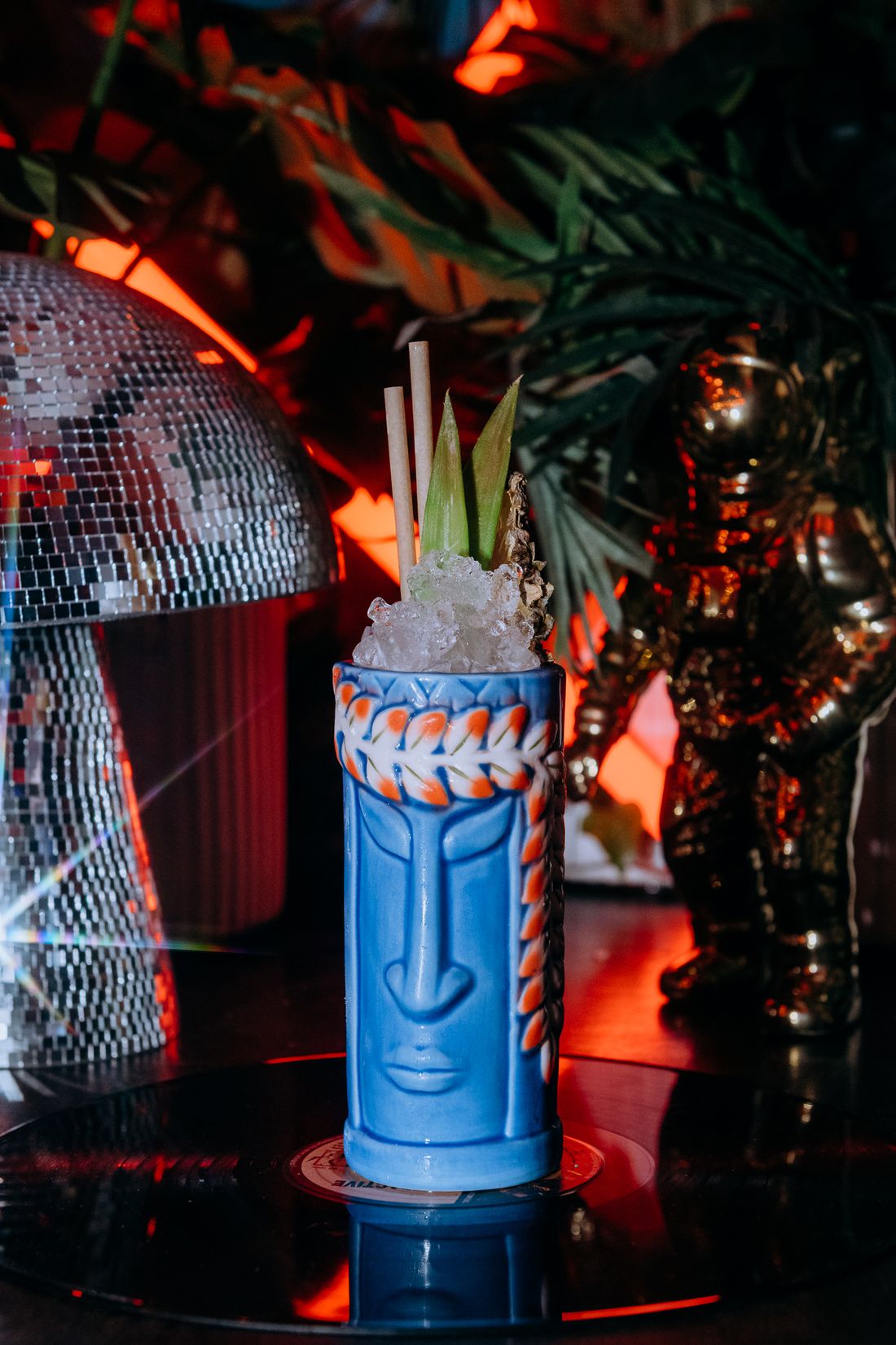 Cocktail on the Rocket rooftop