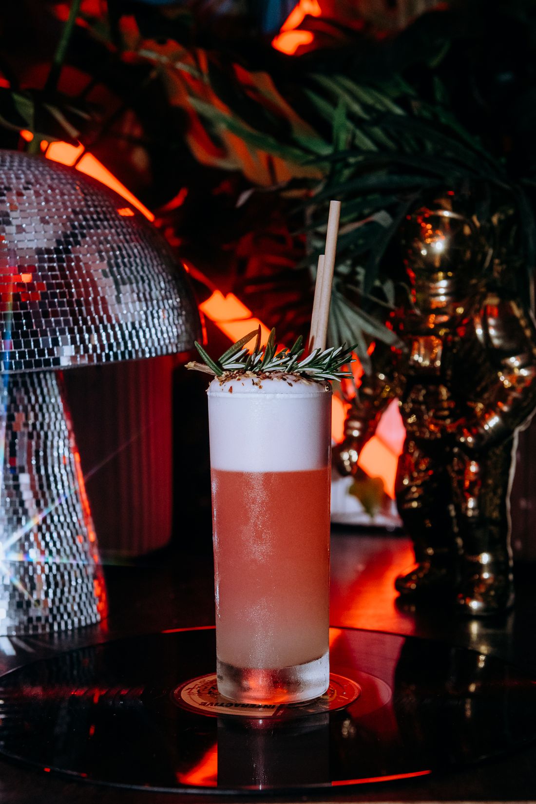 Cocktail on the Rocket rooftop